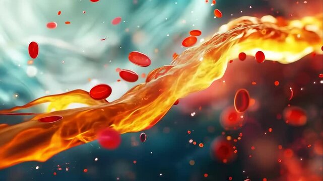 blood transports the nutrients to cells metabolic pathways that release or store energy