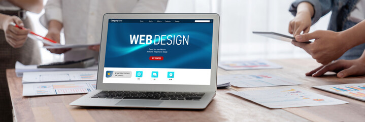 Website design software provide brisk template for online retail business and e-commerce