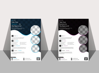 Corporate business flyer template design set, Brochure design, cover modern layout, annual report, poster, flyer in A4 with colorful business proposal, promotion, advertise, publication, cover page. 