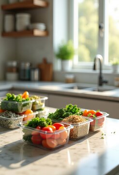 customized meal prep containers fresh ingredients healthy cooking organization kitchen essentials nutrition, storage, design, plastic, glass, recipe, vegetable