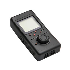 Fototapeta premium Digital Voice Recorder With Display Screen isolated on a transparent background