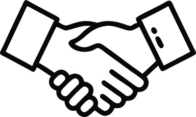 Obraz premium handshake vector format