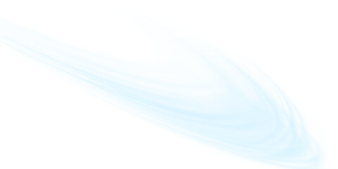 Air flow Isolated PNG and vector isolated. Effect of winter air and wind stream waves effect in blue color.