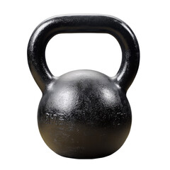 Smooth Kettlebell With Matte Finish  isolated on a transparent background