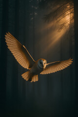 A stunning, hyper-realistic close-up portrait of an exotic bird captured in vivid detail. This digital artwork showcases the bird&rsquo;s intricate feather texture, vibrant coloration, and intense eye focus