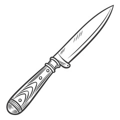 Dinner Knife Vector Flatware Kitchen Tool
