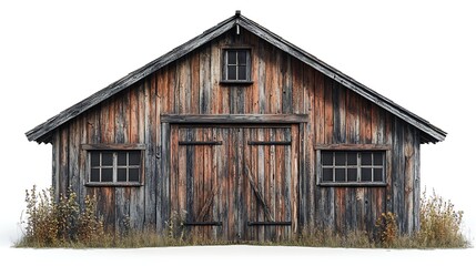 Traditional village barn with vintage charm high resolution picture