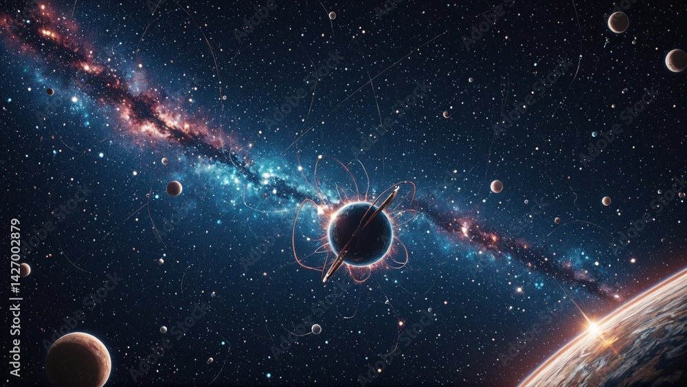 Canvas Prints planet in space