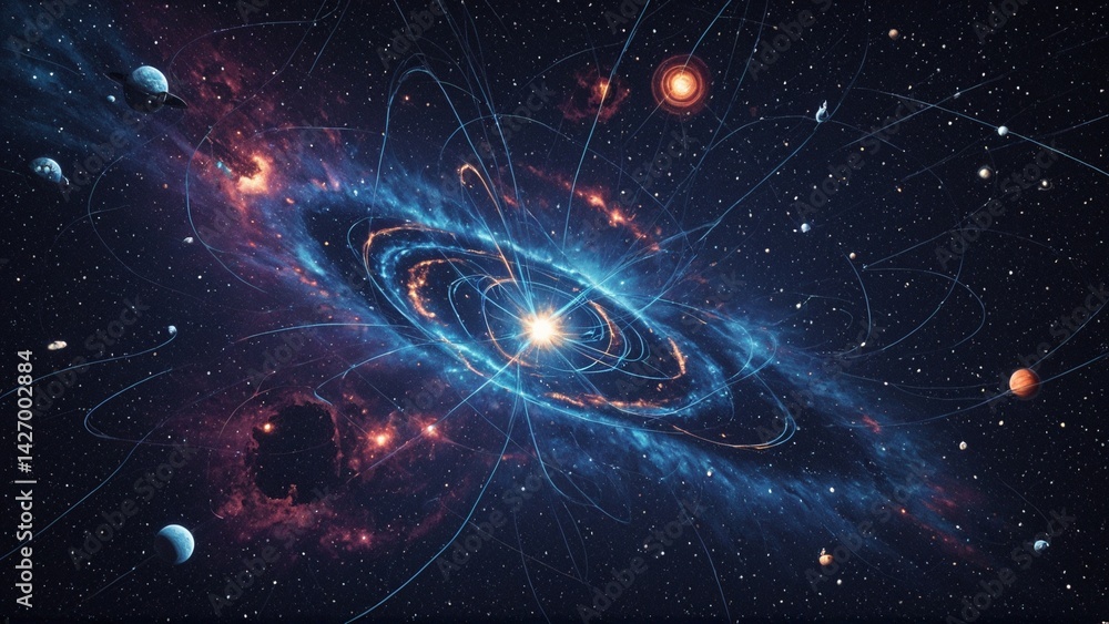Canvas Prints planet in space