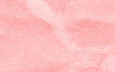 Red paint watercolor background and texture. Abstract watercolor texture as background