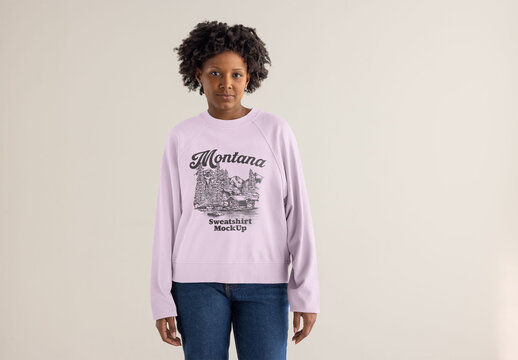 Mockup Design of a  sweater
