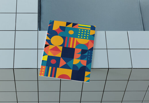 Minimalist Notebook cover Mockup