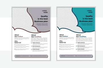 Business flyer design template. digital marketing flyer bundle. business flyer bundle. 