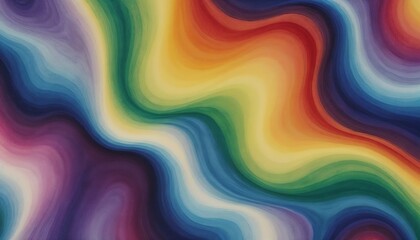 Fototapeta premium Colorful abstract swirl pattern in vibrant rainbow hues 