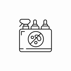 spray cleaner icon sign vector