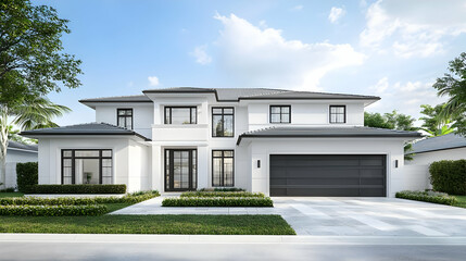 Modern Exterior Of A Stylish Home