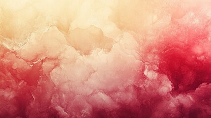 Obraz premium Abstract red and beige marble texture with cloud-like patterns