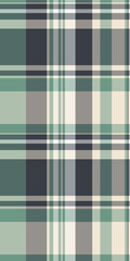 Pyjamas seamless vector background, overlay fabric tartan texture. Summertime plaid pattern check textile in pastel and vintage gray colors.