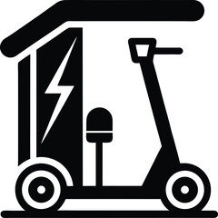 delivery truck icon on white background