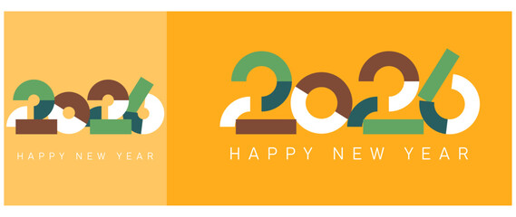 New Year 2026 Horse zodiac sign, flower, lantern, Asian elements,style, on colorful background.