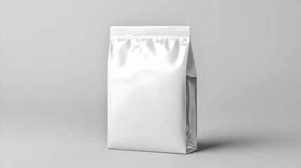 Blank Silver Foil Food Packaging Mockup