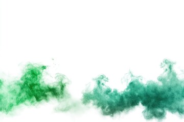 Green smoke abstract background texture effect design element