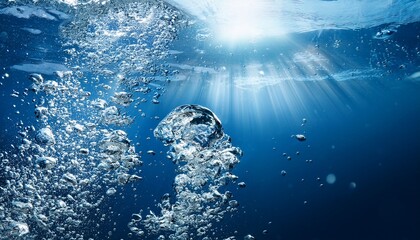 bubbles under water