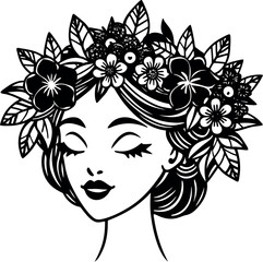 Flower Crown With Soft Colors