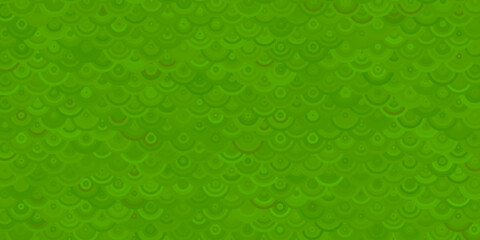 Vector snake pattern. Green dragon scale. Fish texture. Green skin background of reptile mermaid lizard. Oriental monster skin print. © valeo5