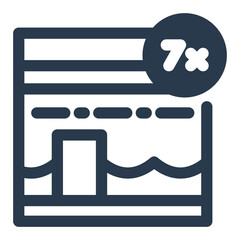 Tawaf Seven Circuits Around Kaaba Icon
