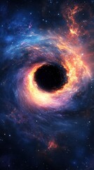 Obraz premium A Stunning Visual Representation Of A Cosmic Black Hole