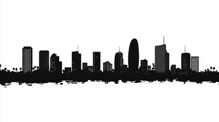 Modern Skyline of Tel Aviv, Israel
