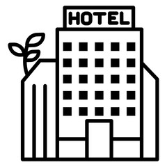 Eco Hotel Icon