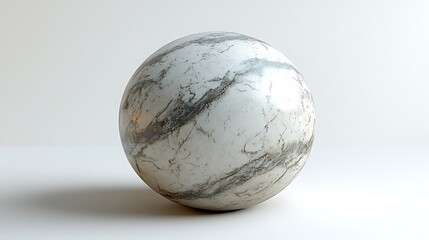 Smooth rounded sphere of stone moon high resolution picture