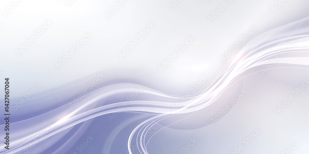 Poster abstract light background with flowing lines and soft colors creating a gentle movement effect