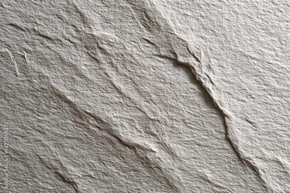 Poster a close-up texture shot of rough, crumpled fabric material in a neutral color, creating a textured a