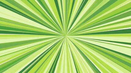 Obraz premium Vibrant green radial burst pattern
