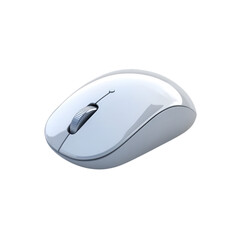 Wireless White Computer Mouse Ergonomic Design,