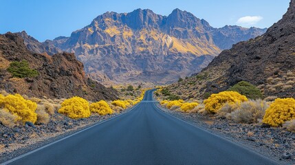 Scenic mountain road