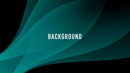 Turquoise and black abstract background with geometric pattern and gradient shades, snowdrop in the wind   © Irina Shats