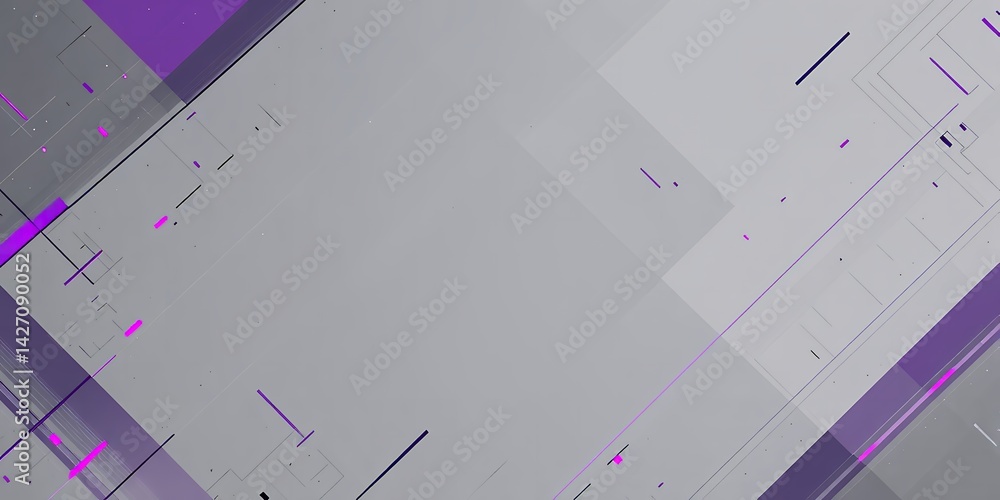 Poster abstract background with diagonal lines and purple accents creating a modern and dynamic design
