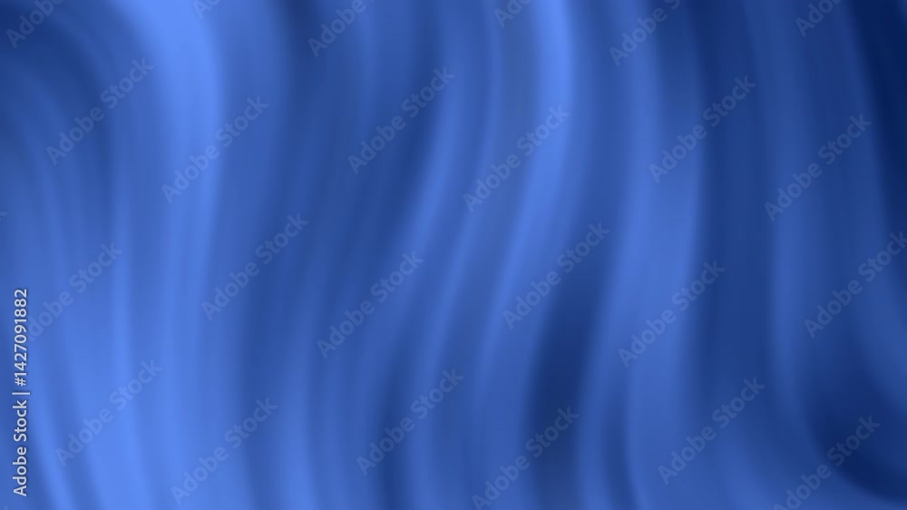 Poster a smooth, abstract background featuring wavy patterns in various shades of blue.