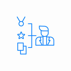 award ceremony icon sign vector