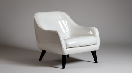 Modern white chair contemporary furniture interior design