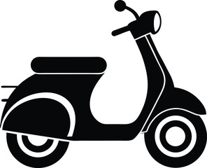 Motor Scooter Icon 