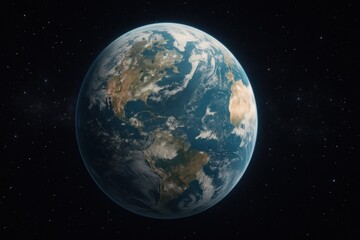 Obraz premium Earth from space view