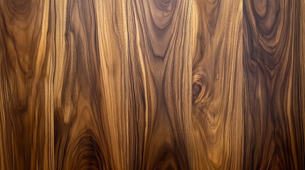 Naklejka premium Rich Brown Wood Grain Texture Natural Wooden Background