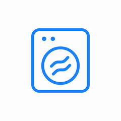 washing machine icon sign vector