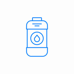 water bottle icon sign vector