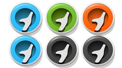 Flat Gray Wrench Icon for Hardware Repair Services and Industrial Work